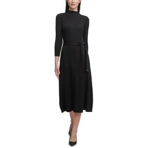 Calvin Klein
Ribbed-Knit Belted Sweater Dress
